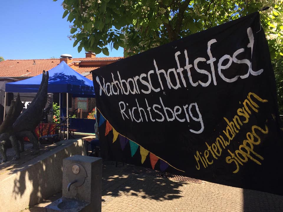 Nachbarschaftsfest am Richtsberg nach gewonnenem Kampf gegen Mieterhöhung (2019)