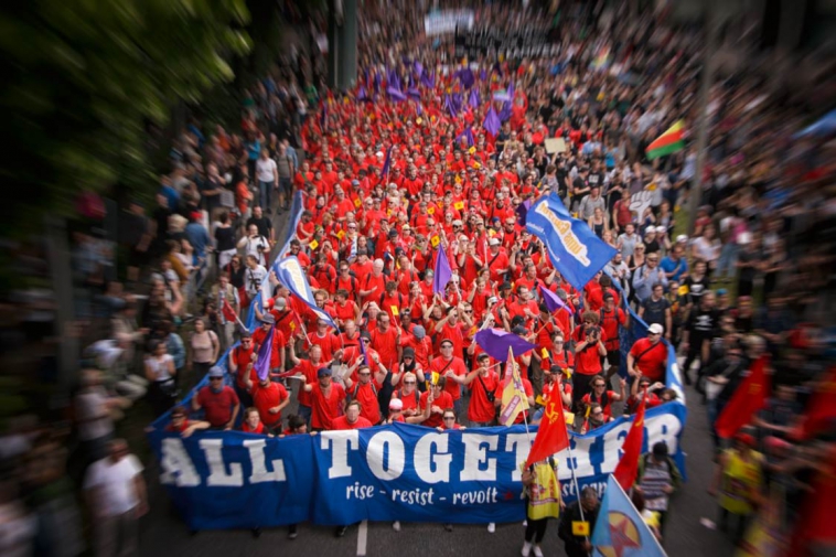Block der iL auf der Demo am 8.7.2017 in Hamburg