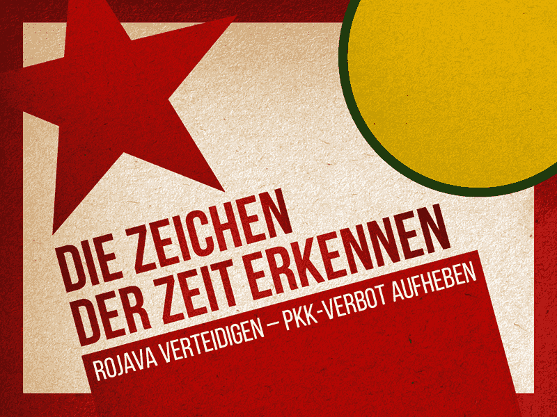 Plakat der IL gegen das PKK-Verbot
