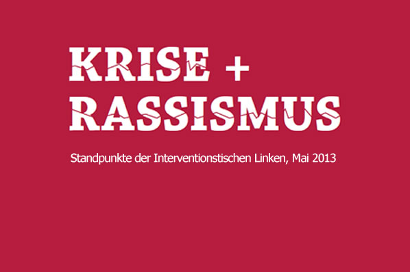 Flugblatt: Krise und Rassismus