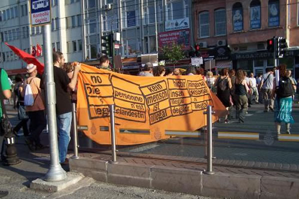 Antirassistische Demo in Istanbul