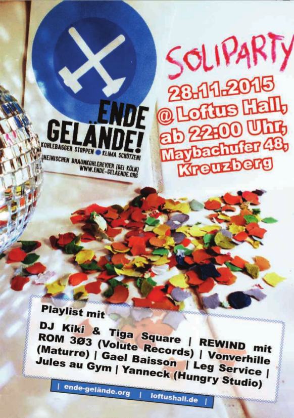 Soliparty Ende Gelände